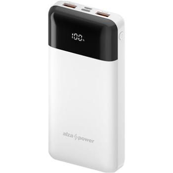 AlzaPower Parade 20000mAh Power Delivery (22,5W) bílá (APW-PBPA20PDW)