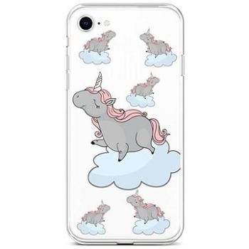 TopQ Kryt iPhone SE 2022 silikon Grey Unicorns 73962 (Sun-73962)