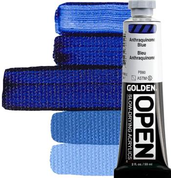 Golden Artist Colors Open Akrylová barva Anthraquinone Blue 59 ml 1 ks