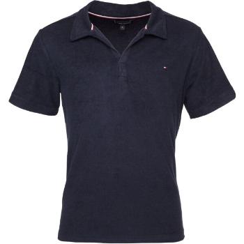 Tommy Hilfiger TERRY SHIRT Pánské polotričko, tmavě modrá, velikost