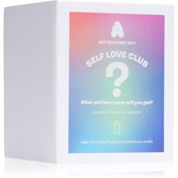 Not So Funny Any Crystal Candle Self Love Club svíčka s krystalem 220 g