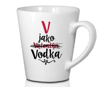 Hrnek Latte 325ml V jako Vodka