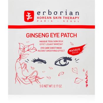 Erborian Ginseng Shot Mask revitalizační plátýnková maska na oční okolí 5 g