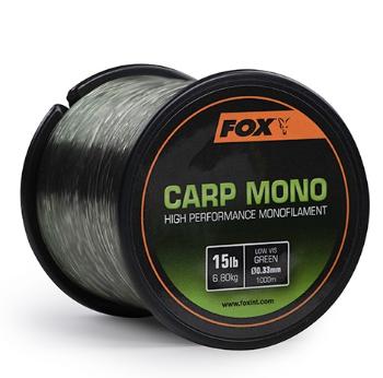 Fox vlasec carp mono zelená - 850 m 0,38 mm 20 lb