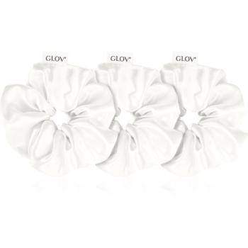 GLOV Satin Scrunchies S/M/L gumičky do vlasů Beige 3 ks