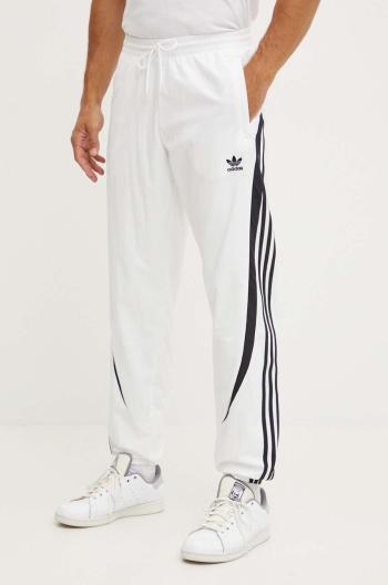 Tepláky adidas Originals bílá barva, vzorované, IZ4830