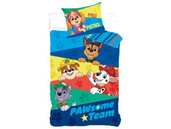 Podmix Dětské ložní povlečení - Paw Patrol, Pawsome Team modré 140 x 200 cm