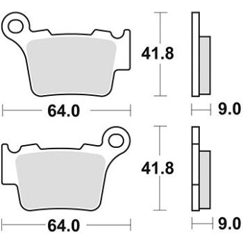 Braking brzdové destičky (sinterová směs CM46) (2ks) M501-332 (M501-332)