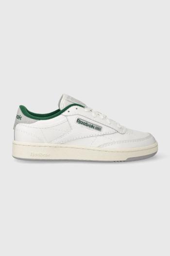 Kožené sneakers boty Reebok bílá barva