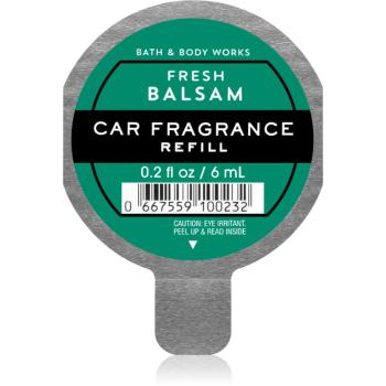 Bath & Body Works Fresh Balsam vůně do auta náhradní náplň 6 ml