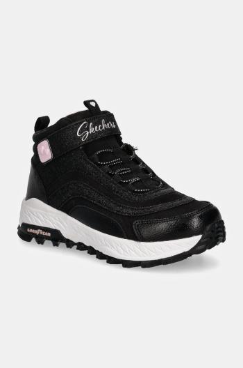 Dětské sneakers boty Skechers černá barva