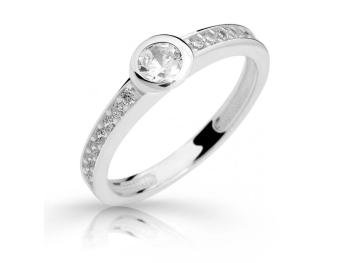 Cutie Jewellery Okouzlující zlatý prsten se zirkony Z6879-2357-10-X-2 51 mm