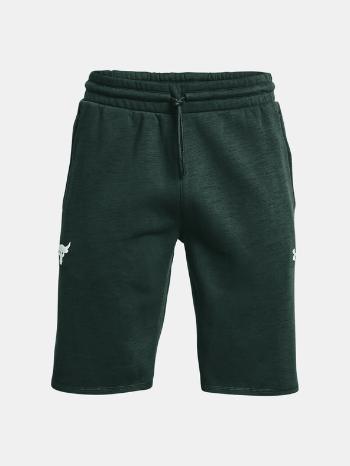 Under Armour Project Rock Charged Cotton® Kraťasy Zelená