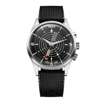 Vulcain Nautical Heritage - Black White Luminova - Rubber