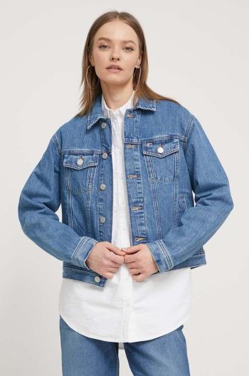 Džínová bunda Tommy Jeans dámská, přechodná, DW0DW17663