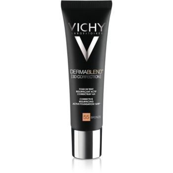 Vichy Dermablend 3D Correction korekční vyhlazující make-up SPF 25 odstín 55 Bronze  30 ml