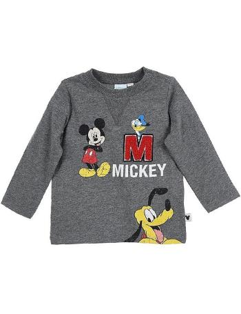 Mickey mouse tmavě šedé chlapecké tričko vel. 81