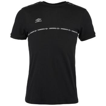 Umbro TAPED TECH TEE Pánské triko, černá, velikost