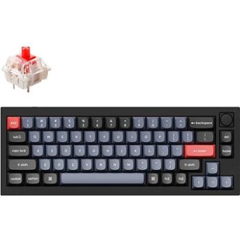 Keychron Q2 TKL QMK Gateron G PRO Hot-Swappable Red Switch - US, černá (Q2-M1)