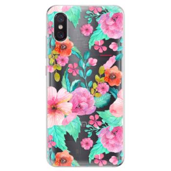 Odolné silikonové pouzdro iSaprio - Flower Pattern 01 - Xiaomi Mi 8 Pro