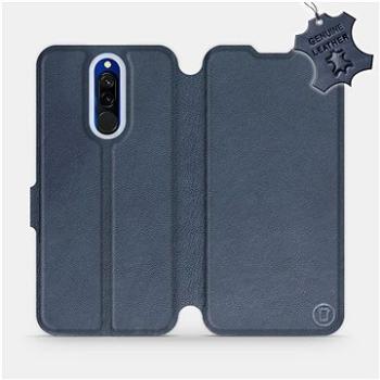 Flip pouzdro na mobil Xiaomi Redmi 8 - Modré - kožené -   Blue Leather (5903516076932)