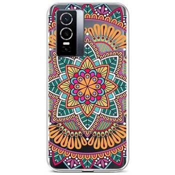 TopQ Kryt Vivo Y76 5G silikon Happy Mandala 72411 (Sun-72411)