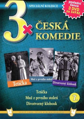 3xČeská komedie 7 (Tetička / Muž z prvního století / Divotvorný klobouk) - 3DVD