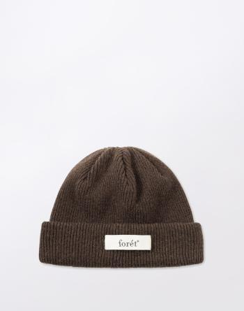 Forét Relax Rib Beanie COLD BROWN