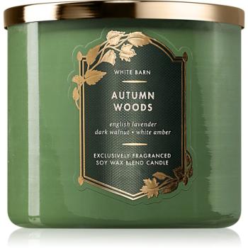 Bath & Body Works Autumn Woods vonná svíčka 411 g