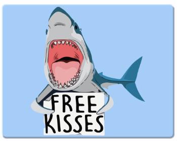 Podložka pod myš shark free kisses