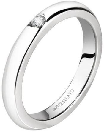 Morellato Ocelový prsten s krystalem Love Rings SNA46 56 mm