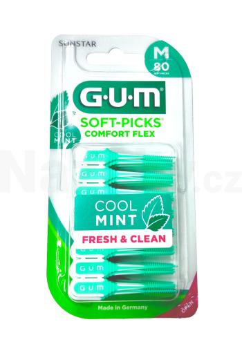 GUM Soft Picks Comfort Flex Medium mezizubní kartáček 80 ks