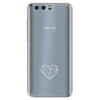 Odolné silikonové pouzdro iSaprio - čiré - Digital Love - Huawei Honor 9