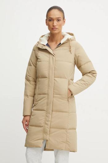 Péřová bunda Jack Wolfskin Nordlicht dámská, béžová barva, zimní, A60038