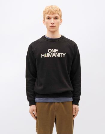 Thinking MU Black One Humanity Sweatshirt BLACK L