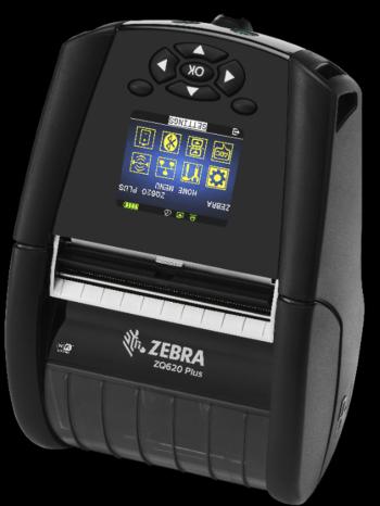 Zebra ZQ620 Plus ZQ62-AUWAEC4-00, tiskárna štítků, 8 dots/mm (203 dpi), 19mm Core, RS232, BT (BLE), Wi-Fi