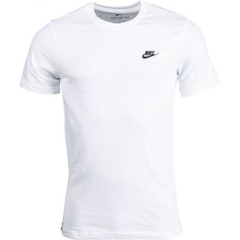 Nike SPORTSWEAR CLUB Férfi póló, fehér, méret