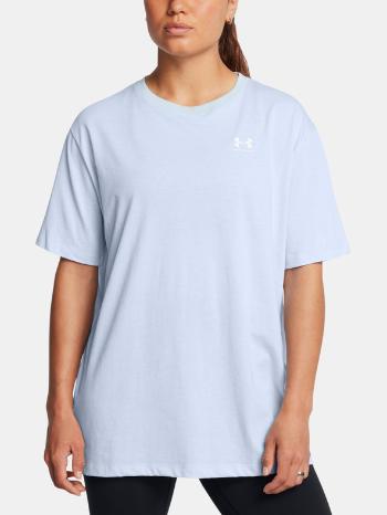 Under Armour UA BF Oversized Logo SS Triko Modrá