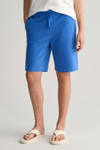 TEPLÁKOVÉ ŠORTKY GANT SUNFADED SWEAT SHORTS LAPIS BLUE