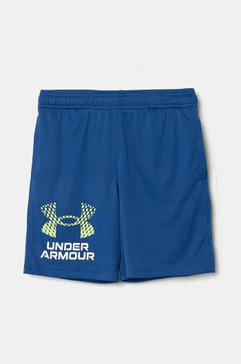 Dětské kraťasy Under Armour Tech Logo Shorts modrá barva, nastavitelný pas, 1383333