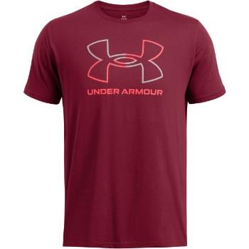 Under Armour GL FOUNDATION Pánské tričko, vínová, velikost