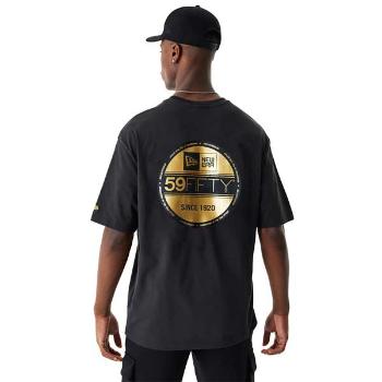 Pánské tričko New Era Lifestyle 59FIFTY Oversized T-Shirt Black - L