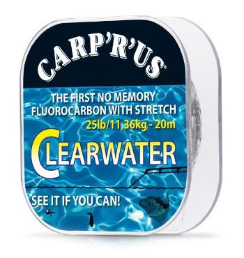 Carp´r´us clearwater - náväzcový fluorocarbon 20 m crystal-nosnosť 25 lb