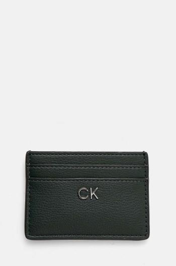 Peněženka Calvin Klein zelená barva, K60K612427