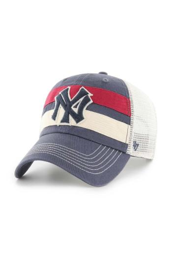 Kšiltovka 47 brand MLB New York Yankees tmavomodrá barva, s aplikací, BCPTN-CLBBN17GWP-VN11