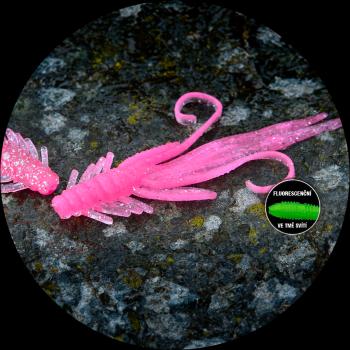 Redbass gumová nástraha nymfa pink g uv - xxl 20 cm 33 g