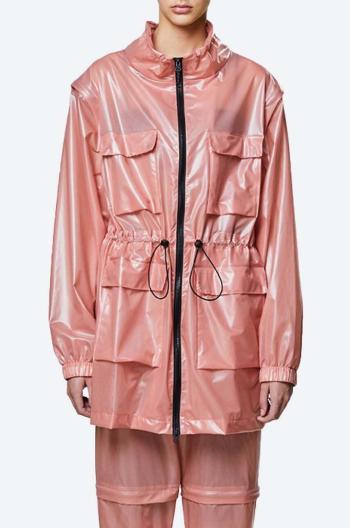 Pláštěnka (parka) Rains Ultralight Zip Off Parka 1846 SHADOW BLUSH růžová barva