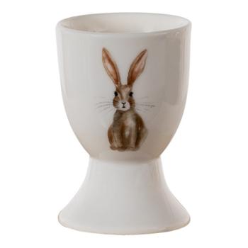 Kalíšek na vajíčko Rustic Easter Bunny - Ø 4*6 cm REBEI