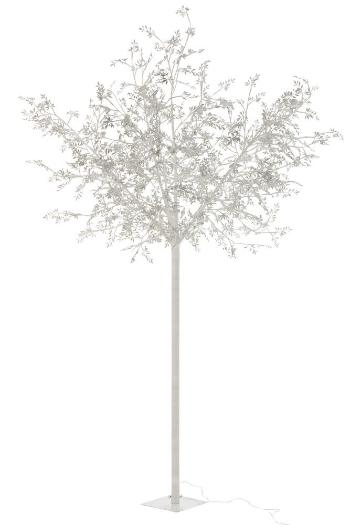 Dekorace stříbrný svítící stromek Tree leaves silver XL - Ø 140*250 cm 6639