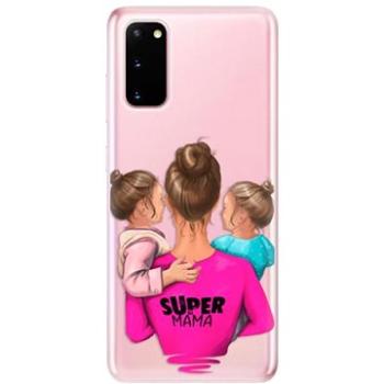 iSaprio Super Mama - Two Girls pro Samsung Galaxy S20 (smtwgir-TPU2_S20)